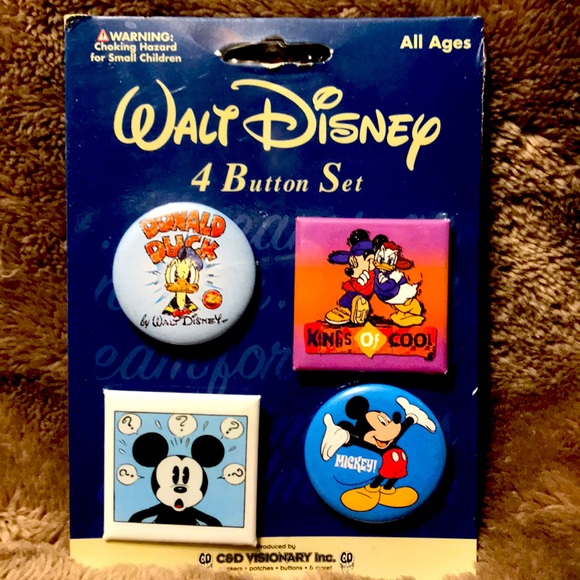Disney Other - WALT DISNEY BUTTON SET